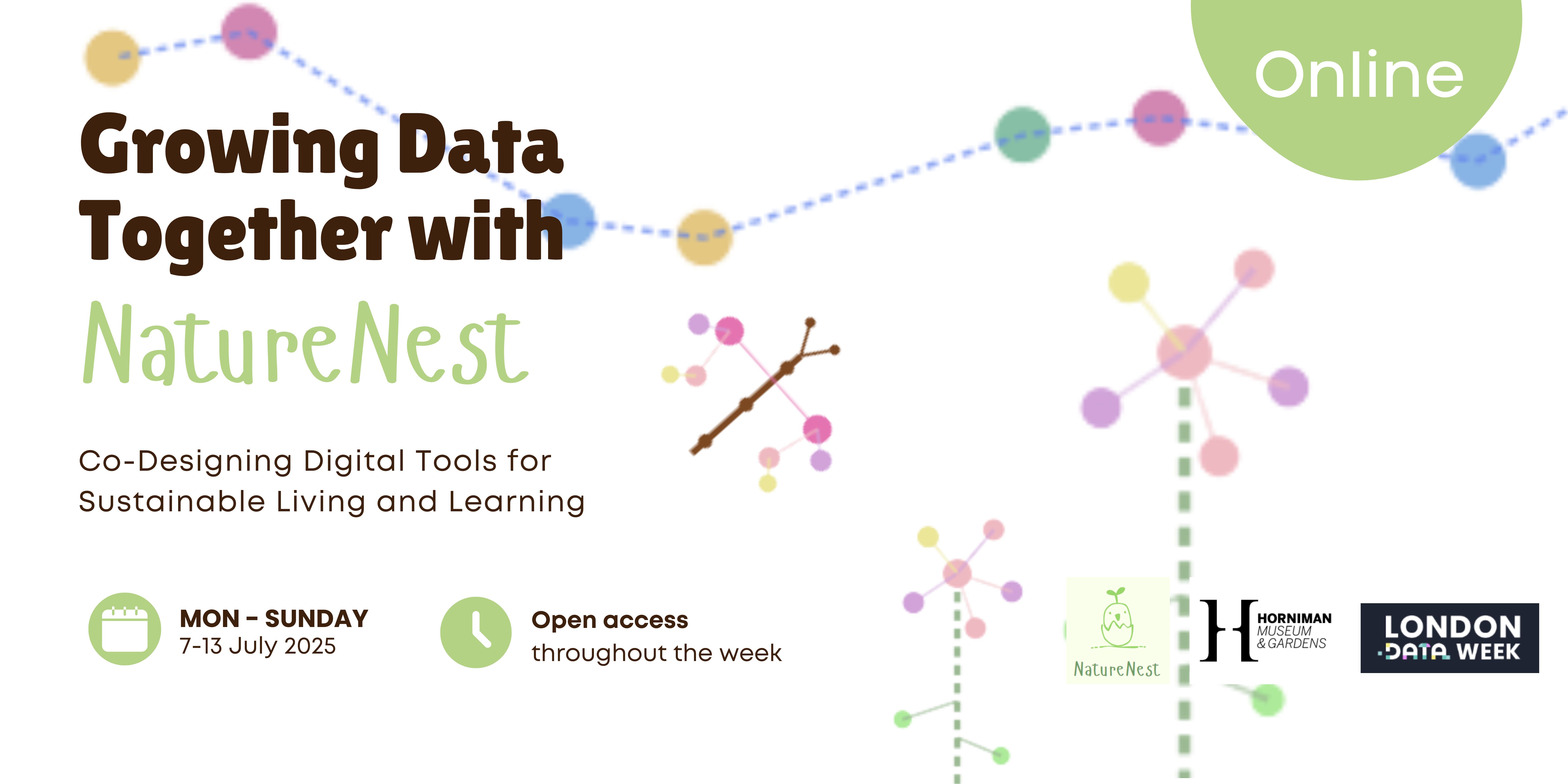 NatureNest - Growing Data Together Event Banner